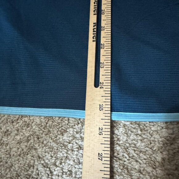 Under Armour Threadborne Shirt Womens Small Blue 1/4 Zip Pullover HeatGear - Picture 10 of 10